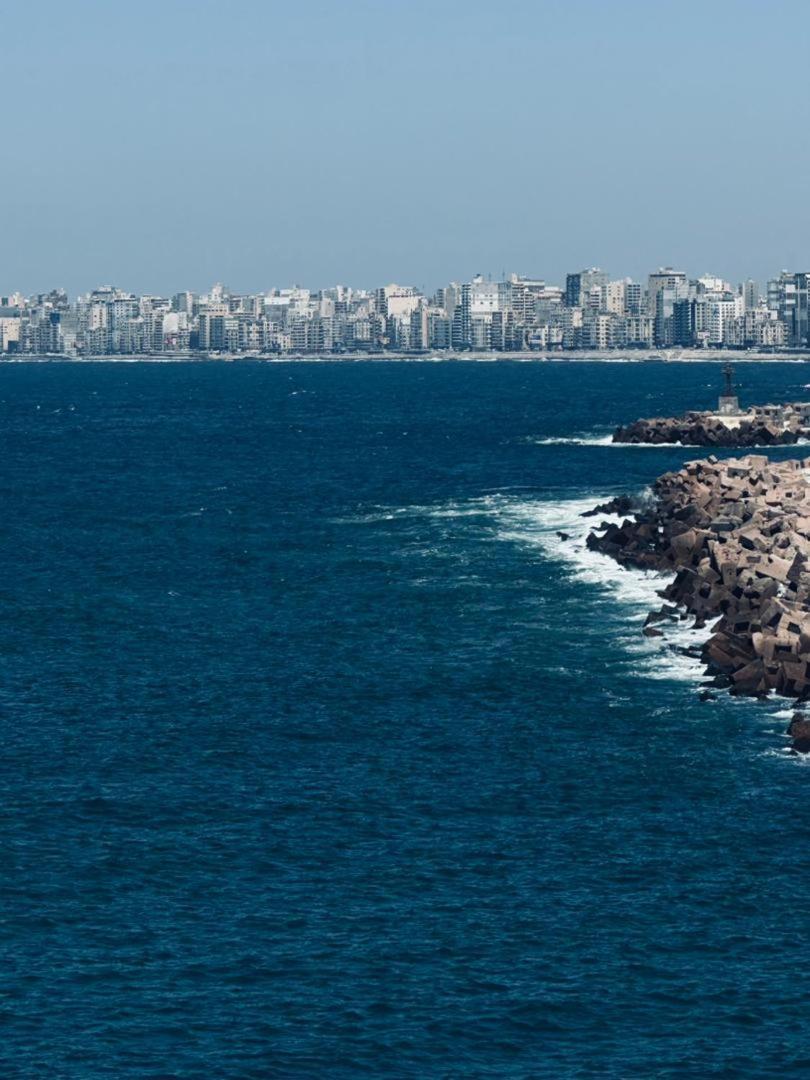 Lovely Apartment With Side Sea View Located In The Heart Of The Alexandria Exteriör bild